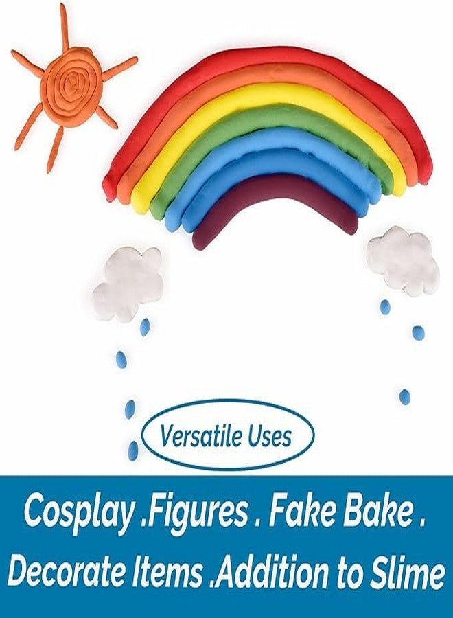 Livshine Air Dry Foam Clay Pack of 36 - Soft, Colorful DIY Craft Clay for Kids, Non-Toxic, Lightweight Modeling Clay for Arts & Crafts Projects - Image 3